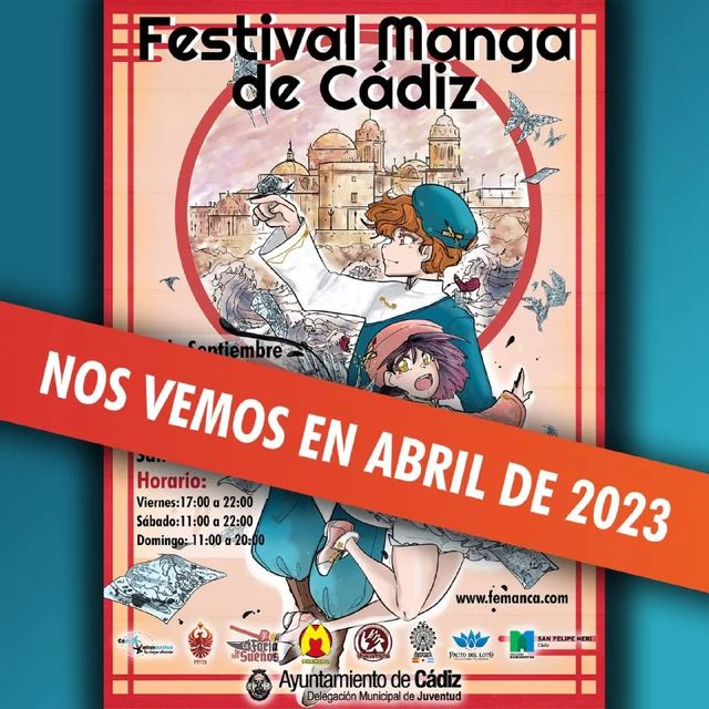 ACMILENARIA on Instagram: «APLAZAMIENTO DEL FEMANCA (FESTIVAL MANGA DE CADIZ)…