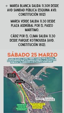 Marcha 25M en Cádiz