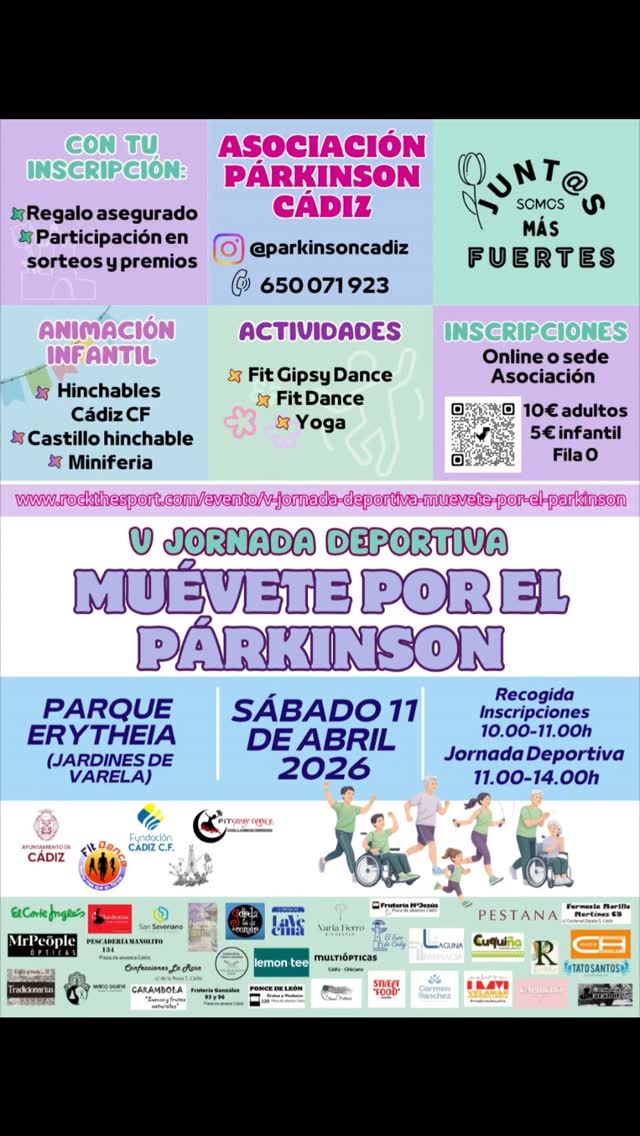 ⭐YA TENEMOS EL CARTEL OFICIAL DE LA V JORNADA DEPORTIVA: MUÉVETE POR EL PÁRKINSON ⭐ Queda poco más de un mes para que tod@s nos unamos con el fin de…