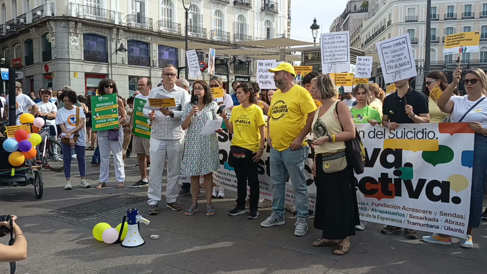 MANIFESTACIÓN 27S MADRID Por la Prevención del Suicidio. Bajo el…